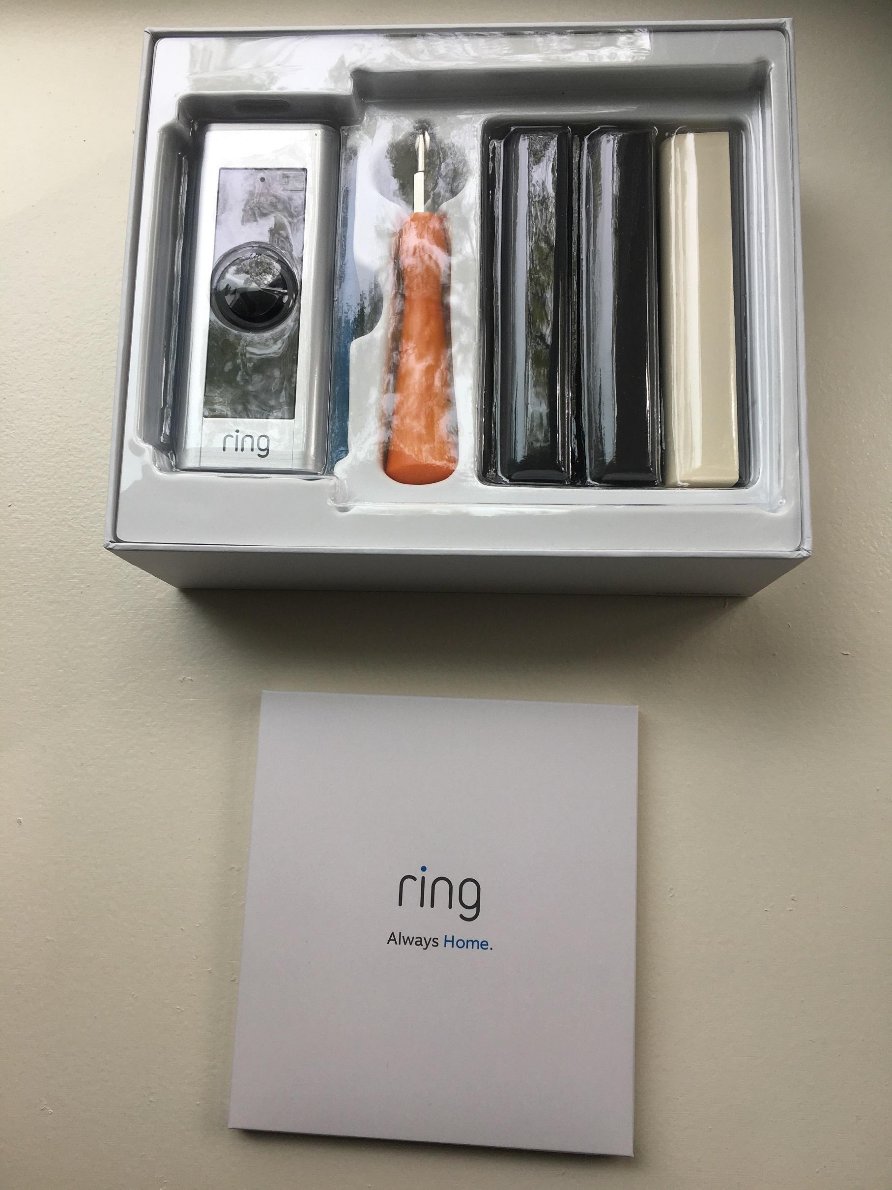 Inside Box Ring Video Doorbell Pro