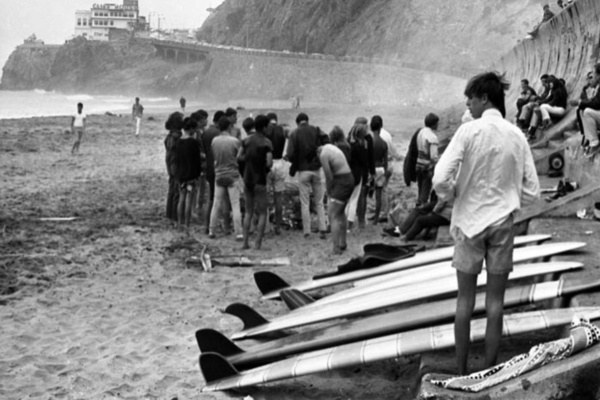 Surfing in the 1960s